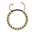 Or deux tons | Noir | Bracelet Vitalité